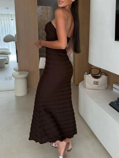 Sweetheart Neck Tube Maxi Dress