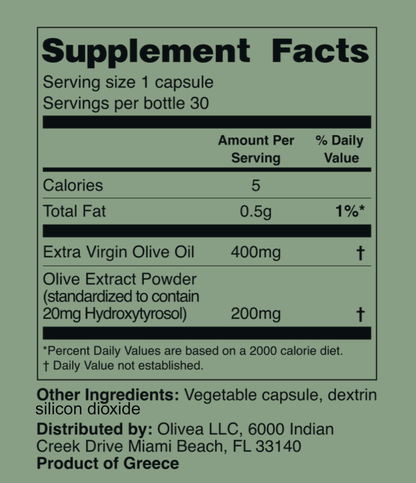 Olivea Hydroxytyrosol Supplement